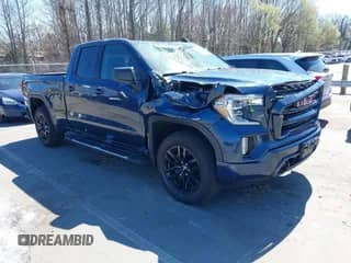 ✅ 2021 GMC Sierra 1500 • VIN: 1GTR9GEK5MZ374105 • Lot: 41825643. Listed on IAAI with 36,674 mi. Free auction sales archive from the USA and detailed vehicle history report at DreamBid. Image 1.