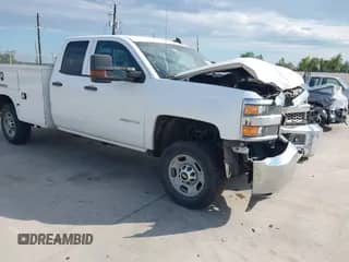 ✅ 2019 Chevrolet Silverado 2500HD Work Truck • VIN: 2GB2CREG8K1184917 • Lot: 43385088. Listed on IAAI with 132,565 mi. Free auction sales archive from the USA and detailed vehicle history report at DreamBid. Image 1.