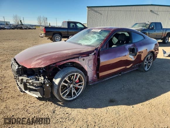 ✅ 2022 BMW 4 Series M440i xDrive • VIN: WBA13AR08NCJ09751 • Lot: 86846405. Listed on Copart with 24,653 mi. Free auction sales archive from the USA and detailed vehicle history report at DreamBid. Image 1.