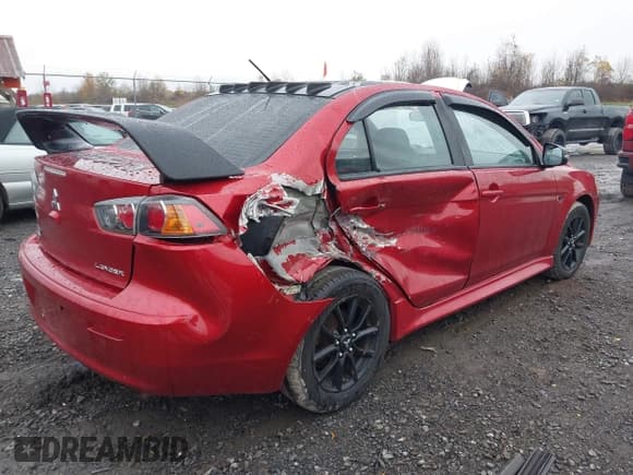 ✅ 2017 Mitsubishi Lancer ES • VIN: JA32U2FU9HU015814 • Lot: 43514144. Listed on IAAI with 75,077 mi. Free auction sales archive from the USA and detailed vehicle history report at DreamBid. Image 4.