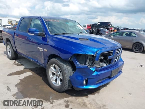 ✅ 2015 Ram 1500 Sport • VIN: 1C6RR6MT5FS614311 • Лот: 42108208. Опубликован ранее на IAAI с пробегом 223 634 миль. Бесплатный доступ к архиву аукционных продаж из США и подробный отчёт об истории автомобиля на DreamBid. Изображение 1.
