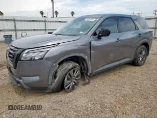 2024 Nissan Pathfinder S with VIN 5N1DR3AA1RC248152, listed as a Copart auction lot 58934855 with 31,165 mi miles and Salvage title. Bid and sale history available at DreamBid. Image 1.