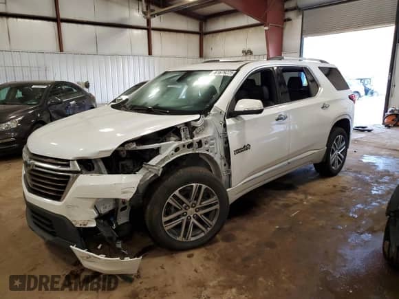 2022 Chevrolet Traverse High Country с VIN 1GNEVNKW5NJ173169, выставлен на аукционе Copart как лот 61679225 с пробегом 59 320 миль миль и Списание • Salvage title. История ставок и продаж доступна на DreamBid. Изображение 1.