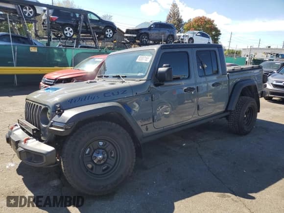 ✅ 2021 Jeep Gladiator Mojave • VIN: 1C6JJTEG0ML582721 • Lot: 82007165. Listed on Copart with 48,632 mi. Free auction sales archive from the USA and detailed vehicle history report at DreamBid. Image 1.