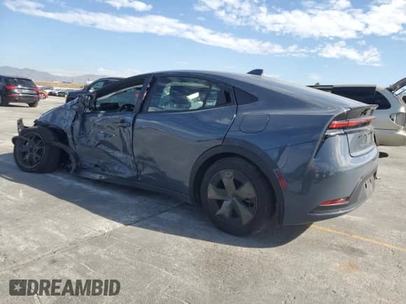 2024 Toyota Prius LE with VIN JTDACAAU6R3037083, listed as a Copart auction lot 83825335 with 27,248 mi miles and Salvage title. Bid and sale history available at DreamBid. Image 2.