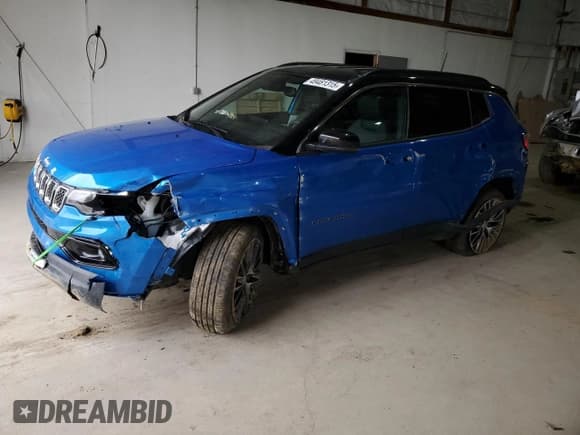 ✅ 2023 Jeep Compass (RED) Edition • VIN: 3C4NJDCN6PT568252 • Lot: 49481315. Listed on Copart with 17,618 mi. Free auction sales archive from the USA and detailed vehicle history report at DreamBid. Image 1.