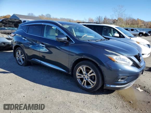 2015 Nissan Murano SL with VIN 5N1AZ2MH5FN234292, listed as a Copart auction lot 86290015 with 173,480 mi miles and Clean title. Bid and sale history available at DreamBid. Image 4.