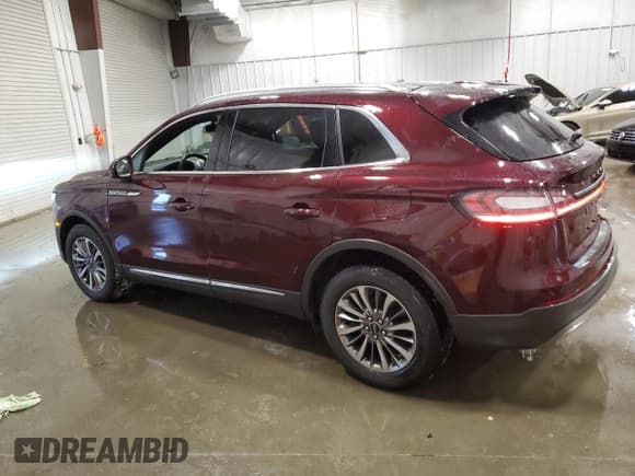 ✅ 2020 Lincoln Nautilus Standard • VIN: 2LMPJ8J97LBL01083 • Lot: 45018455. Listed on Copart with 52,307 mi. Free auction sales archive from the USA and detailed vehicle history report at DreamBid. Image 2.