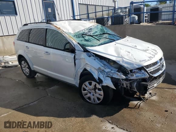 ✅ 2016 Dodge Journey SE • VIN: 3C4PDCAB6GT138224 • Lot: 86777485. Listed on Copart with Not provided. Free auction sales archive from the USA and detailed vehicle history report at DreamBid. Image 4.