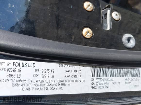 ✅ 2017 Dodge Challenger SXT Plus • VIN: 2C3CDZAG7HH554956 • Lot: 43399319. Wystawiony na IAAI z przebiegiem 150 288 mil mil. Skorzystaj z bezpłatnego archiwum sprzedaży aukcyjnych z USA i zobacz szczegółowy raport historii pojazdu na DreamBid. Zdjęcie 9.