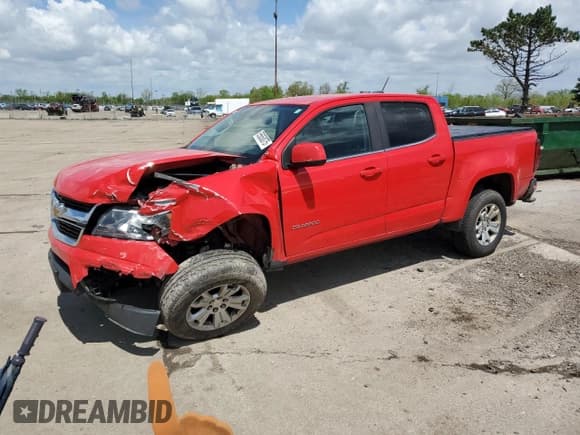 ✅ 2020 Chevrolet Colorado 2WD LT • VIN: 1GCGSCEN8L1203103 • Lot: 55650075. Listed on Copart with 109,785 mi. Free auction sales archive from the USA and detailed vehicle history report at DreamBid. Image 1.