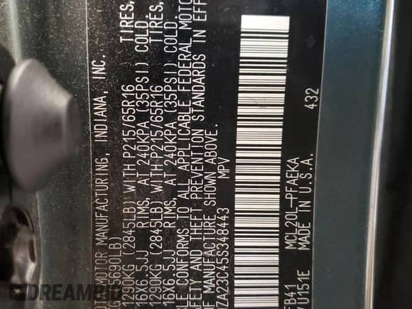 2005 Toyota Sienna LE z VIN 5TDZA23C45S348443, wystawiony jako Copart lot #90807535 z przebiegiem 200 755 mil mil oraz Szkoda całkowita • Salvage title. Historia ofert i sprzedaży dostępna na DreamBid. Obrazek 13.