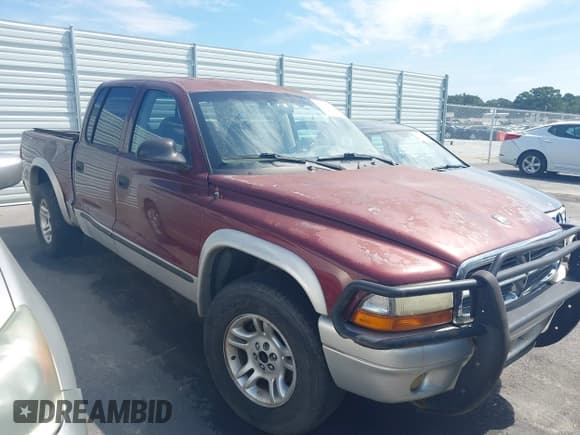 ✅ 2003 Dodge Dakota SLT • VIN: 1D7HL48X13S132234 • Lot: 43087429. Wystawiony na IAAI z przebiegiem 166 002 mil. Bezpłatny archiwum sprzedaży aukcyjnych z USA i szczegółowy raport historii pojazdu na DreamBid. Zdjęcie 1.