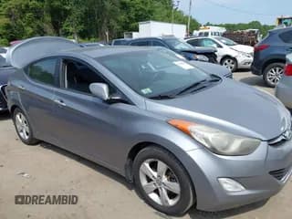 ✅ 2013 Hyundai Elantra GLS • VIN: KMHDH4AE2DU522909 • Lot: 42486912. Listed on IAAI with 163,396 mi. Free auction sales archive from the USA and detailed vehicle history report at DreamBid. Image 1.