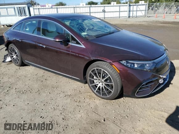 ✅ 2023 Mercedes-Benz EQS 580 • VIN: W1KCG4EBXPA040770 • Лот: 43034264. Опубликован ранее на Copart с пробегом Не указан. Бесплатный доступ к архиву аукционных продаж из США и подробный отчёт об истории автомобиля на DreamBid. Изображение 4.