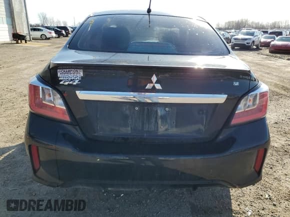 ✅ 2021 Mitsubishi Mirage SE • VIN: ML32FVFJ6MHF02612 • Lot: 51829915. Listed on Copart with 93,448 mi. Free auction sales archive from the USA and detailed vehicle history report at DreamBid. Image 6.