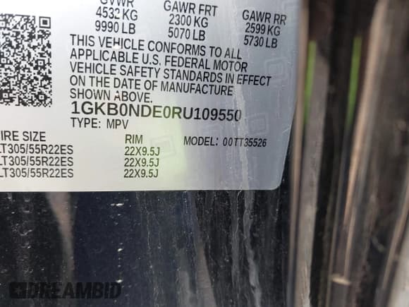 ✅ 2024 GMC Hummer EV 2X • VIN: 1GKB0NDE0RU109550 • Лот: 43658733. Опубликован ранее на IAAI с пробегом 5 426 миль. Бесплатный доступ к архиву аукционных продаж из США и подробный отчёт об истории автомобиля на DreamBid. Изображение 9.