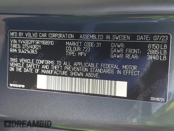 ✅ 2024 Volvo XC90 Ultimate Bright Theme • VIN: YV4062PF9R1168910 • Lot: 41705141. Listed on IAAI with 13,149 mi. Free auction sales archive from the USA and detailed vehicle history report at DreamBid. Image 9.