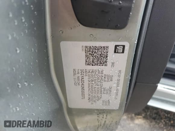 ✅ 2022 Chevrolet Corvette 1LT • VIN: 1G1YA2D41N5102371 • Lot: 90780365. Wystawiony na Copart z przebiegiem 17 549 mil. Bezpłatny archiwum sprzedaży aukcyjnych z USA i szczegółowy raport historii pojazdu na DreamBid. Zdjęcie 12.