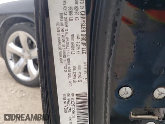 ✅ 2012 Dodge Challenger R/T • VIN: 2C3CDYBT6CH100759 • Lot: 81157394. Wystawiony na Copart z przebiegiem 106 243 mil. Bezpłatny archiwum sprzedaży aukcyjnych z USA i szczegółowy raport historii pojazdu na DreamBid. Zdjęcie 12.