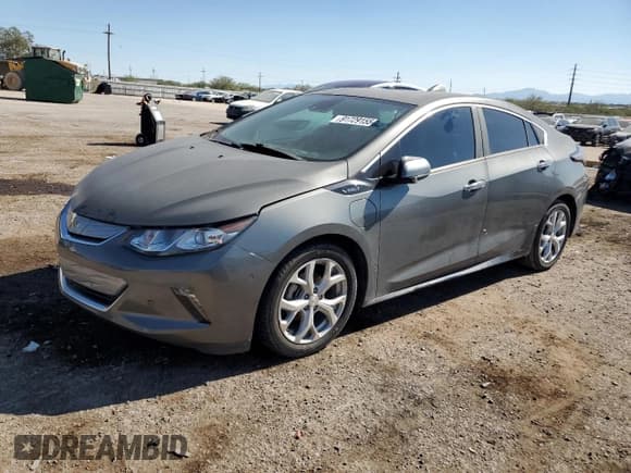 ✅ 2017 Chevrolet Volt Premier • VIN: 1G1RB6S55HU186242 • Lot: 91729155. Listed on Copart with 106,874 mi. Free auction sales archive from the USA and detailed vehicle history report at DreamBid. Image 1.