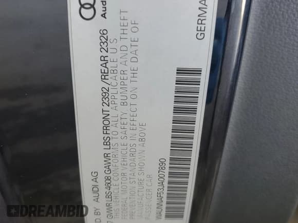 ✅ 2018 Audi A5 Premium • VIN: WAUNNAF53JA007890 • Lot: 83844324. Wystawiony na Copart z przebiegiem 41 000 mil. Bezpłatny archiwum sprzedaży aukcyjnych z USA i szczegółowy raport historii pojazdu na DreamBid. Zdjęcie 12.