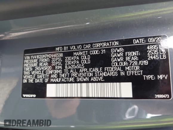 ✅ 2021 Volvo XC40 R-Design • VIN: YV4162UM7M2446598 • Лот: 43425499. Опубликован ранее на IAAI с пробегом 45 243 миль. Бесплатный доступ к архиву аукционных продаж из США и подробный отчёт об истории автомобиля на DreamBid. Изображение 9.