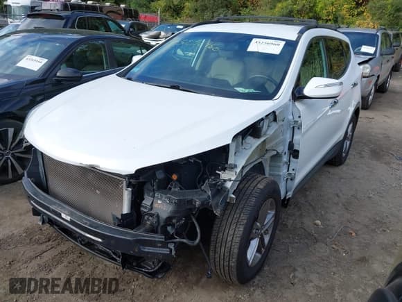 ✅ 2017 Hyundai Santa Fe 2.4L • VIN: 5NMZUDLB1HH002299 • Lot: 43256960. Listed on IAAI with 95,485 mi. Free auction sales archive from the USA and detailed vehicle history report at DreamBid. Image 2.