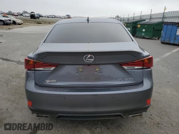 ✅ 2019 Lexus IS 300 F Sport • VIN: JTHBA1D29K5093189 • Lot: 82736785. Listed on Copart with 82,007 mi. Free auction sales archive from the USA and detailed vehicle history report at DreamBid. Image 6.