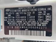 ✅ 2013 Kia Sorento SX • VIN: 5XYKWDA2XDG362271 • Lot: 42340426. Listed on IAAI with 94,459 mi. Free auction sales archive from the USA and detailed vehicle history report at DreamBid. Image 9.