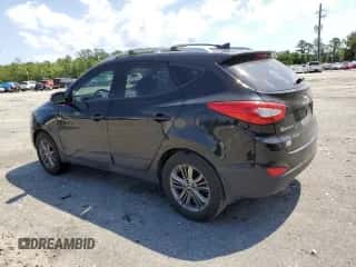 2014 Hyundai Tucson Walking Dead Edition with VIN KM8JUCAG8EU936627, listed as a Copart auction lot 56313984 with 109,412 mi miles and Salvage title. Bid and sale history available at DreamBid. Image 2.