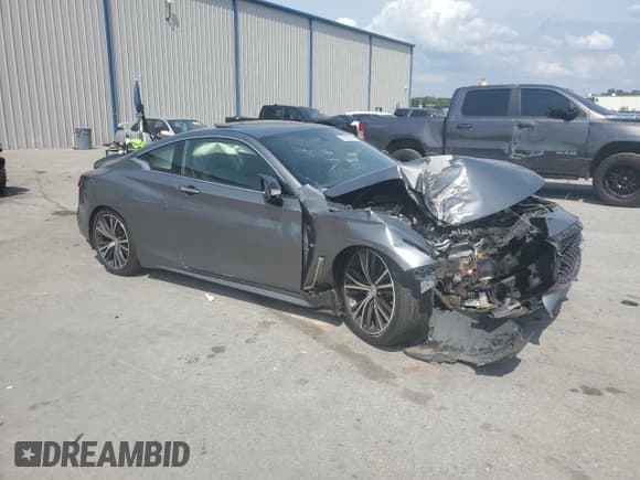✅ 2017 Infiniti Q60 Premium • VIN: JN1EV7ELXHM551403 • Lot: 57383545. Listed on Copart with 92,201 mi. Free auction sales archive from the USA and detailed vehicle history report at DreamBid. Image 4.