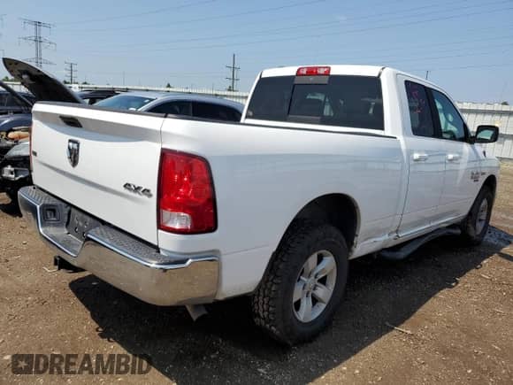 2019 Ram 1500 Warlock z VIN 1C6RR7GT3KS614142, wystawiony jako Copart lot #61431645 z przebiegiem 122 103 mil mil oraz Szkoda całkowita • Salvage title. Historia ofert i sprzedaży dostępna na DreamBid. Obrazek 3.