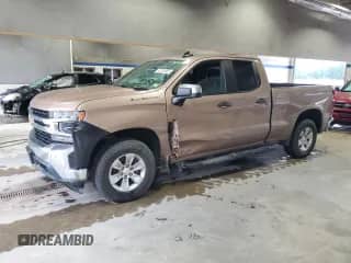 2019 Chevrolet Silverado 1500 LT with VIN 1GCRYDEK3KZ254995, listed as a Copart auction lot 63298495 with 172,256 mi miles and Salvage title. Bid and sale history available at DreamBid. Image 1.