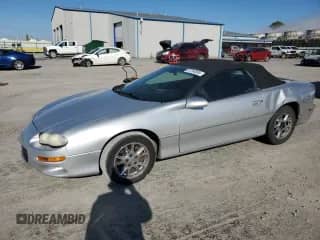 2002 Chevrolet Camaro z VIN 2G1FP32K822160238, wystawiony jako Copart lot #87754095 z przebiegiem 216 417 mil mil oraz Szkoda całkowita • Salvage title. Historia ofert i sprzedaży dostępna na DreamBid. Obrazek 1.