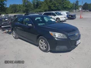 2013 Chevrolet Malibu LS with VIN 1G11B5SA1DF235309, listed as a IAAI auction lot 43100080 with 130,461 mi miles and . Bid and sale history available at DreamBid. Image 1.
