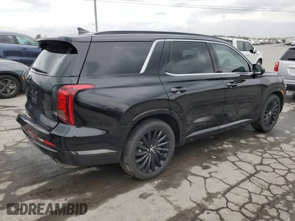 2024 Hyundai Palisade Calligraphy с VIN KM8R7DGE3RU712998, выставлен на аукционе Copart как лот 73247144 с пробегом 12 241 миль миль и Списание • Salvage title. История ставок и продаж доступна на DreamBid. Изображение 3.