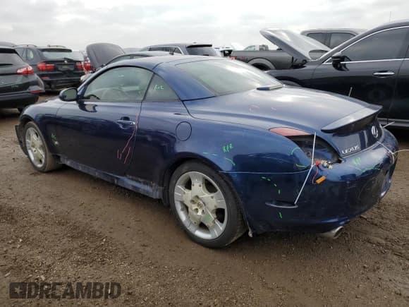✅ 2003 Lexus SC 430 • VIN: JTHFN48YX30048301 • Lot: 78778544. Listed on Copart with 153,872 mi. Free auction sales archive from the USA and detailed vehicle history report at DreamBid. Image 2.