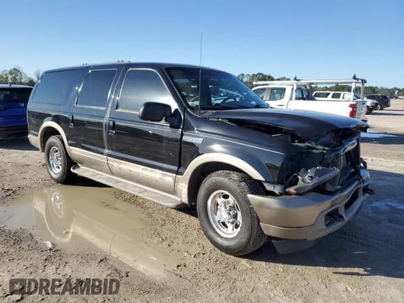 ✅ 2003 Ford Excursion Eddie Bauer • VIN: 1FMNU44L63EB25254 • Lot: 87023774. Listed on Copart with 321,038 mi. Free auction sales archive from the USA and detailed vehicle history report at DreamBid. Image 4.
