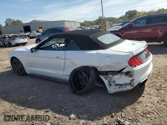 ✅ 2020 Ford Mustang EcoBoost Premium • VIN: 1FATP8UHXL5136866 • Lot: 85092945. Listed on Copart with 95,274 mi. Free auction sales archive from the USA and detailed vehicle history report at DreamBid. Image 2.