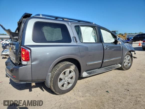 ✅ 2014 Nissan Armada Platinum • VIN: 5N1BA0NEXEN609001 • Lot: 84974035. Listed on Copart with Not provided. Free auction sales archive from the USA and detailed vehicle history report at DreamBid. Image 3.