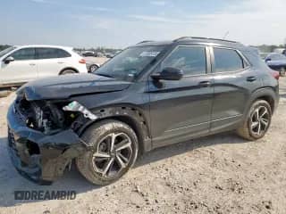 2022 Chevrolet TrailBlazer RS with VIN KL79MTSL0NB063015, listed as a Copart auction lot 72089735 with 55,056 mi miles and Salvage title. Bid and sale history available at DreamBid. Image 1.