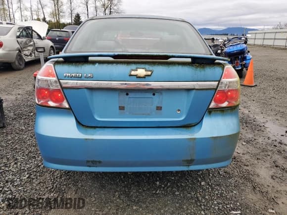 ✅ 2007 Chevrolet Aveo LS • VIN: KL1TD56667B141784 • Lot: 52237055. Wystawiony na Copart z przebiegiem 144 379 mil. Bezpłatny archiwum sprzedaży aukcyjnych z USA i szczegółowy raport historii pojazdu na DreamBid. Zdjęcie 6.