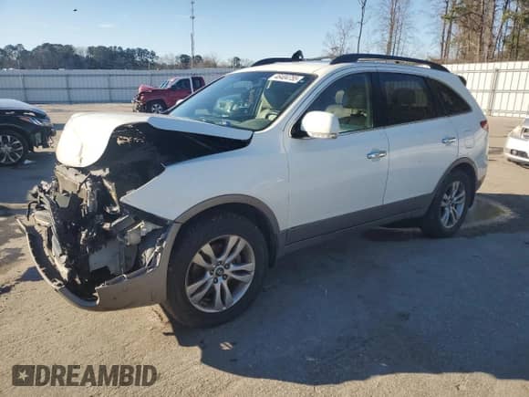 2012 Hyundai Veracruz Limited с VIN KM8NU4CC7CU191299, выставлен на аукционе Copart как лот 46404755 с пробегом 262 072 миль миль и Списание • Salvage title. История ставок и продаж доступна на DreamBid. Изображение 1.