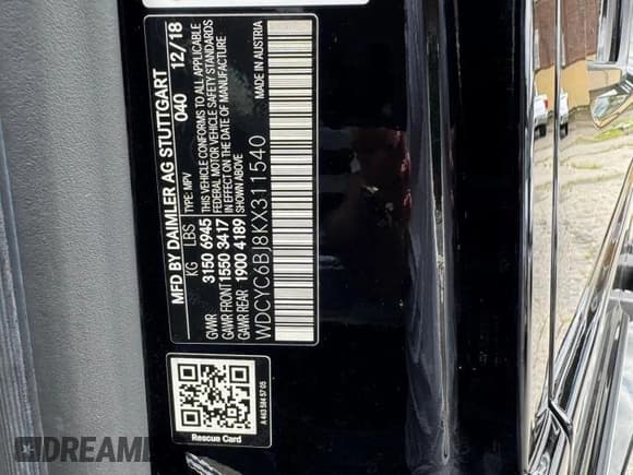 ✅ 2019 Mercedes-Benz G 550 • VIN: WDCYC6BJ8KX311540 • Lot: 65847215. Wystawiony na Copart z przebiegiem 92 161 mil. Bezpłatny archiwum sprzedaży aukcyjnych z USA i szczegółowy raport historii pojazdu na DreamBid. Zdjęcie 10.