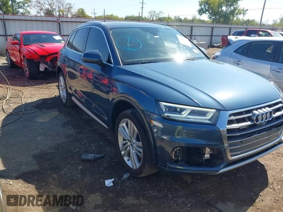 ✅ 2018 Audi Q5 Prestige • VIN: WA1CNAFY9J2192343 • Lot: 43412638. Listed on IAAI with 79,341 mi. Free auction sales archive from the USA and detailed vehicle history report at DreamBid. Image 1.