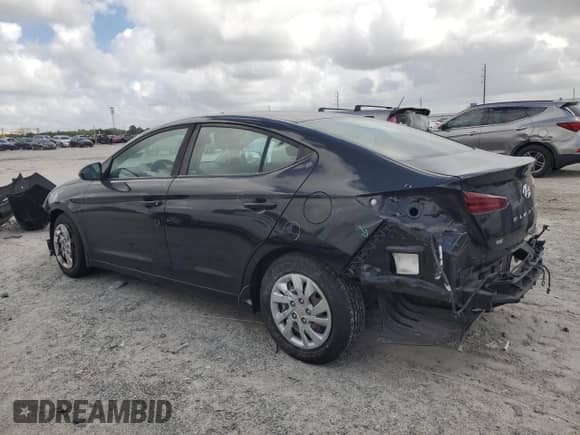 2019 Hyundai Elantra SE z VIN KMHD74LF9KU888775, wystawiony jako Copart lot #70744895 z przebiegiem 196 805 mil mil oraz Szkoda całkowita • Salvage title. Historia ofert i sprzedaży dostępna na DreamBid. Obrazek 2.