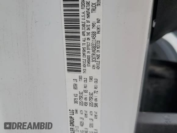 ✅ 2014 Ram ProMaster Cargo • VIN: 3C6TRVAG6EE114568 • Lot: 45037505. Wystawiony na Copart z przebiegiem 128 758 mil. Bezpłatny archiwum sprzedaży aukcyjnych z USA i szczegółowy raport historii pojazdu na DreamBid. Zdjęcie 15.