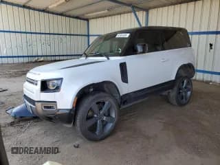 ✅ 2023 Land Rover Defender • VIN: SALEW6EE2P2151750 • Lot: 62584405. Listed on Copart with 30,034 mi. Free auction sales archive from the USA and detailed vehicle history report at DreamBid. Image 1.