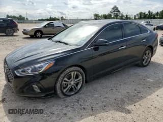 ✅ 2019 Hyundai Sonata SEL • VIN: 5NPE34AF9KH749408 • Лот: 48768103. Опубликован ранее на Copart с пробегом 78 646 миль. Бесплатный доступ к архиву аукционных продаж из США и подробный отчёт об истории автомобиля на DreamBid. Изображение 1.